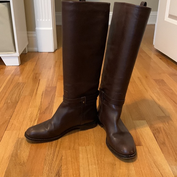 Coach brown leather Boots - Picture 3 of 5
